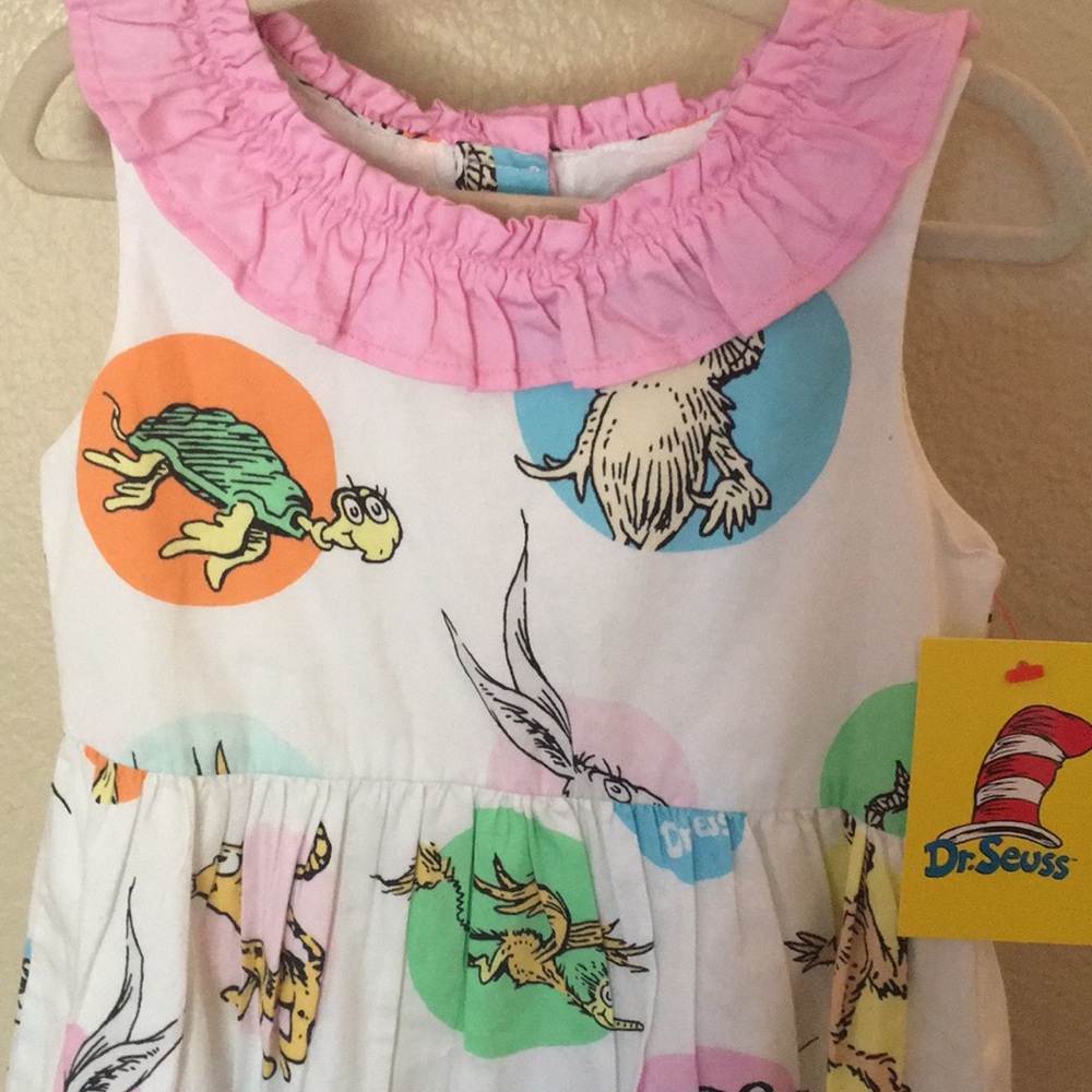 SOLD Dr Seuss party dress - Picture 2 of 5